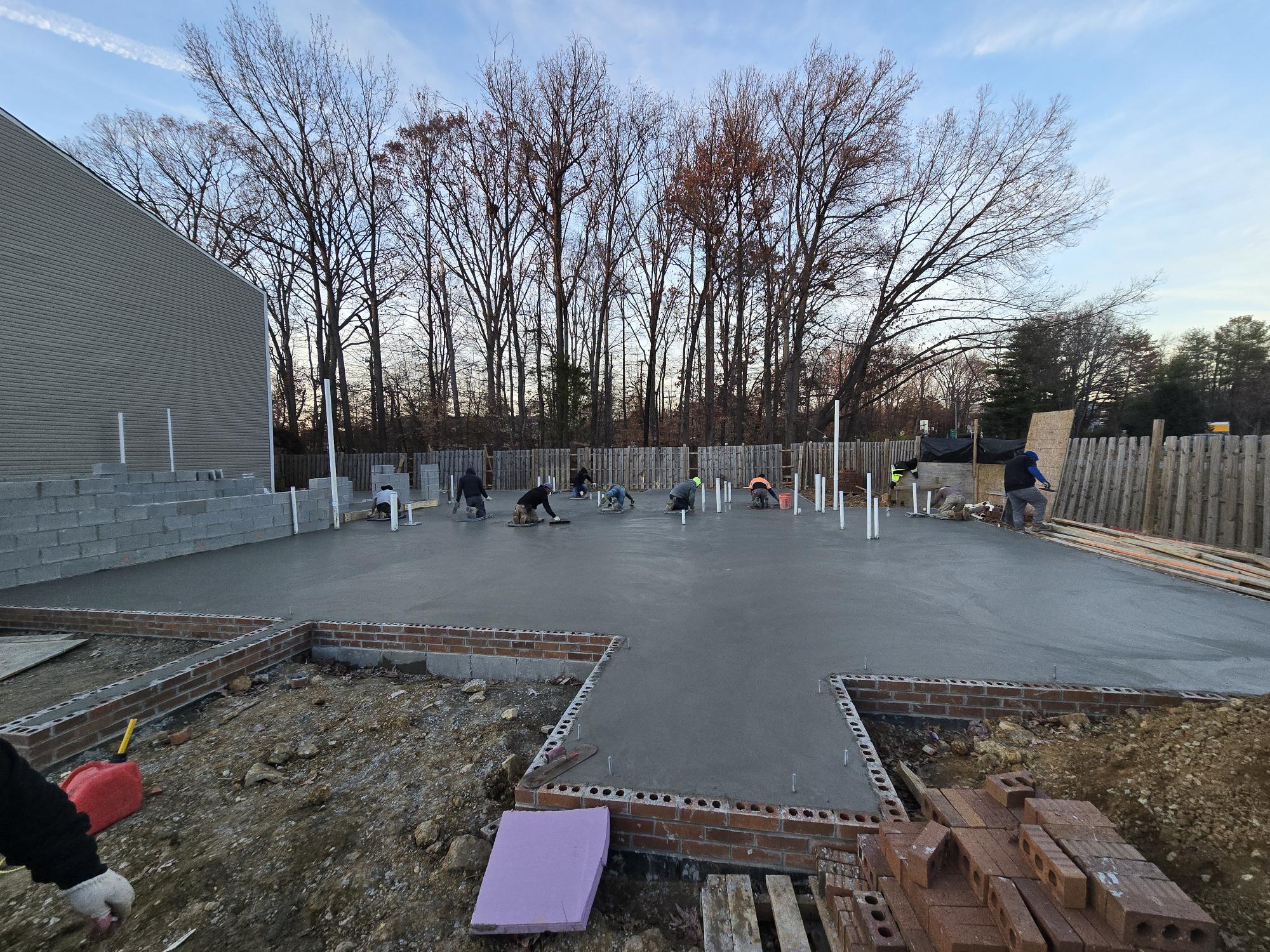 Footings, Slabs & CMU Work