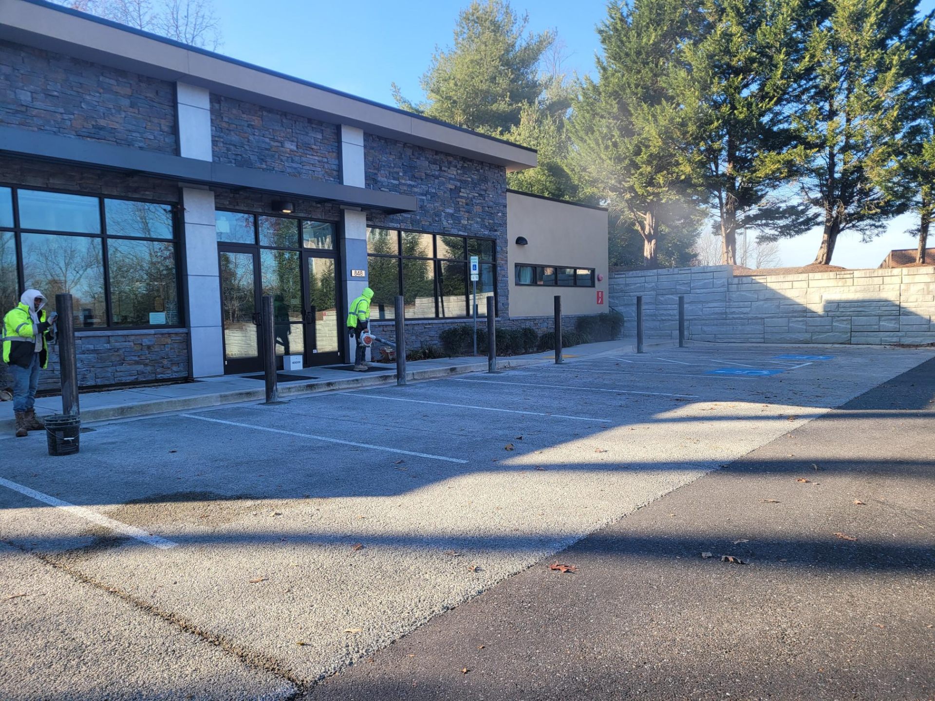 Medical Center Parking Bollards